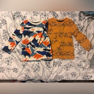 Cat & Jack Kids Long Sleeve Shirts - Multicolor and Mustard